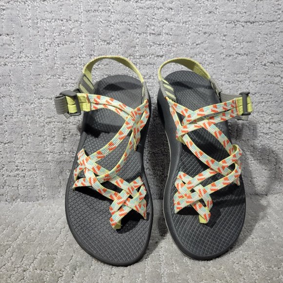 Chaco ZX/2 Women's Size US 7 Classic Prism Yellow Sport Adjustable Sandals.  NEW - Picture 3 of 12